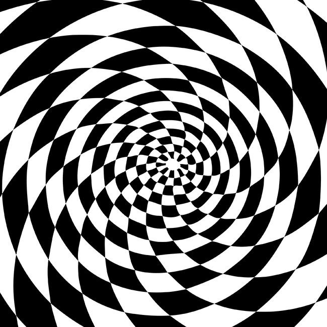650x650 Black And White Whirl Vector Graphics
