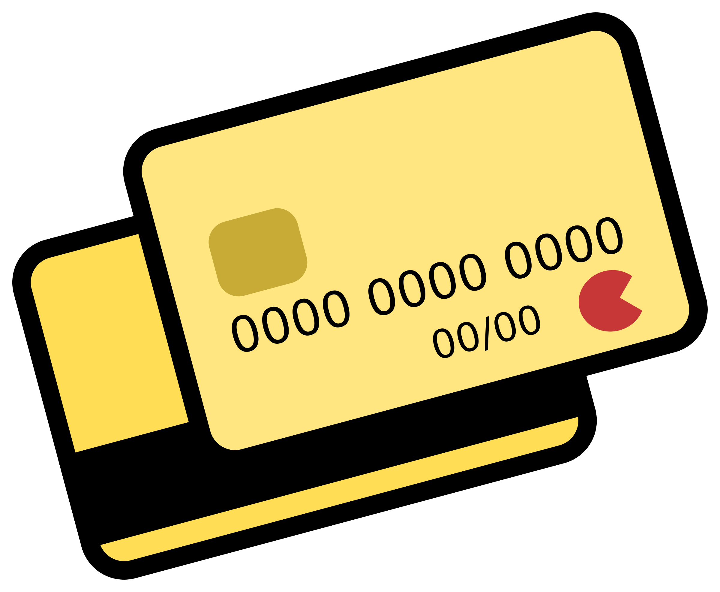 2400x1972 Credit Card Vector Graphics Image