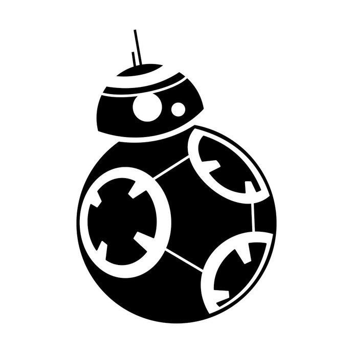 690x690 Bb8 Star Wars Graphics Design Svg Dxf Eps Png By Vectordesign