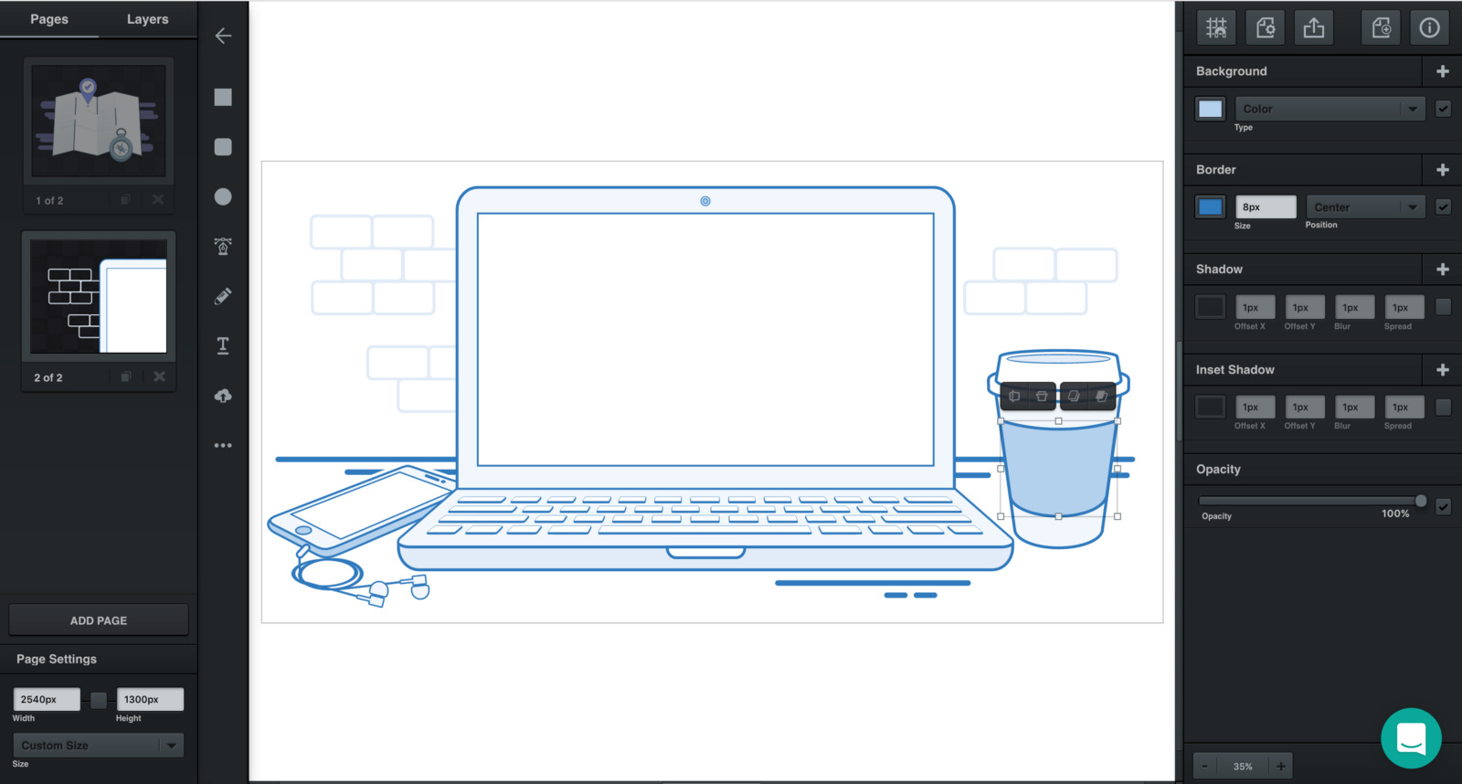 1600x858 Vvectr Free Vector Graphics Editor For Web Amp Desktop Launching