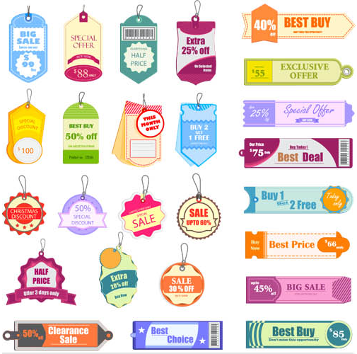 505x500 Sale Stickers Vector Graphic Ai Format Free Vector Download