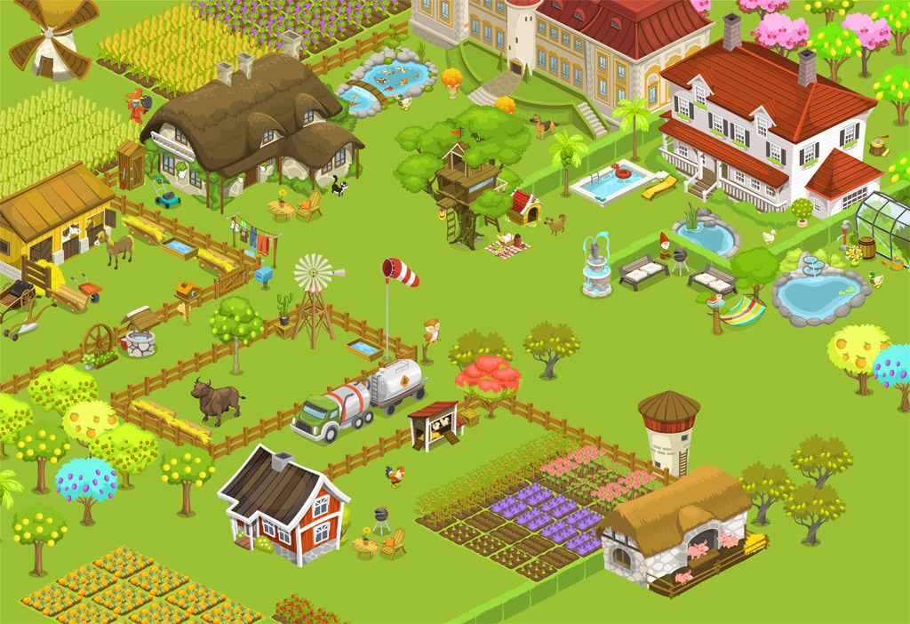 1024x702 Game Vector Graphics