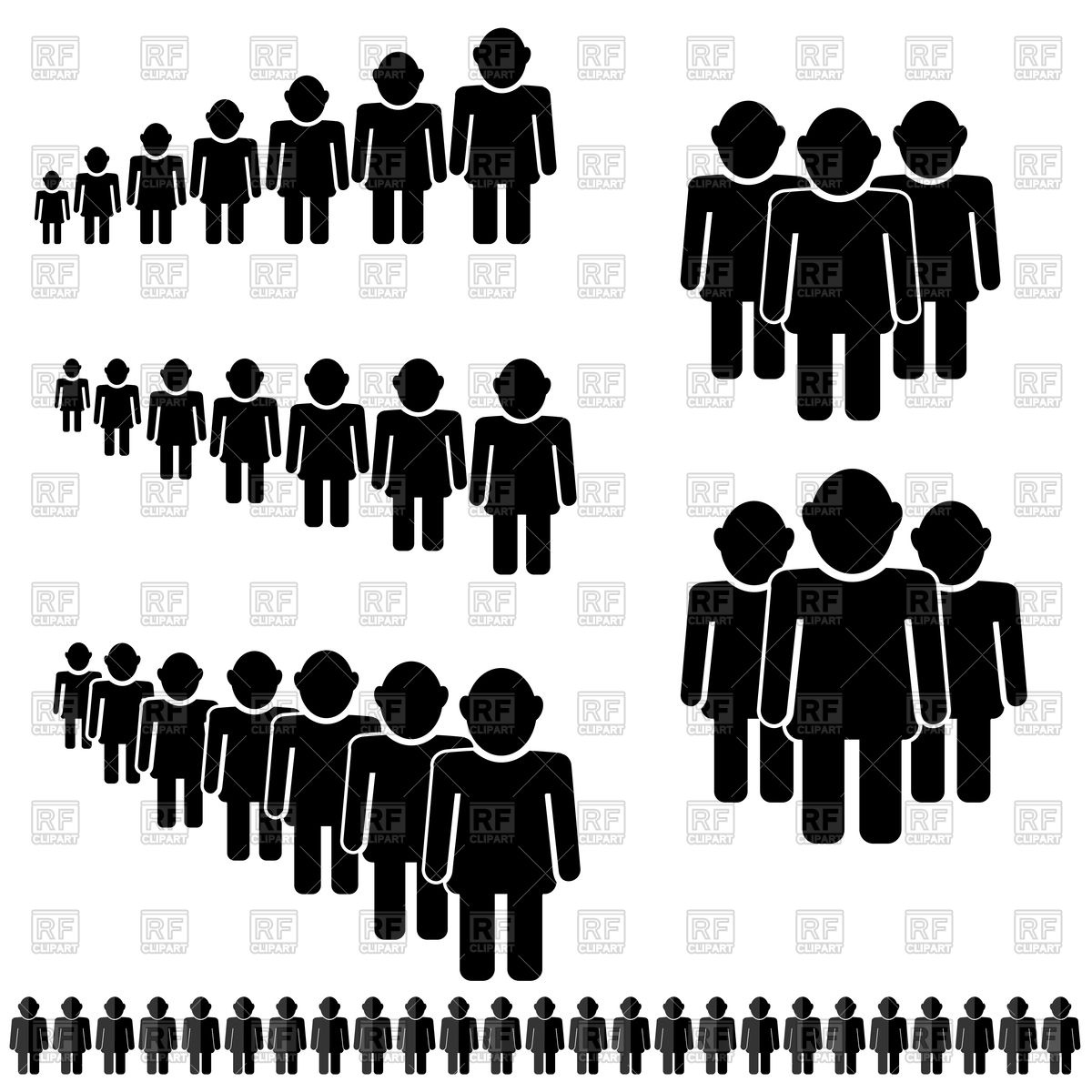 1200x1200 People Icon Set Vector Image Vector Artwork Of People Valeo5