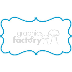 300x300 Royalty Free Blue Lines Frame Swirls Boutique Design Border 9
