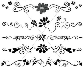 Vector Graphics Swirls Border at GetDrawings | Free download