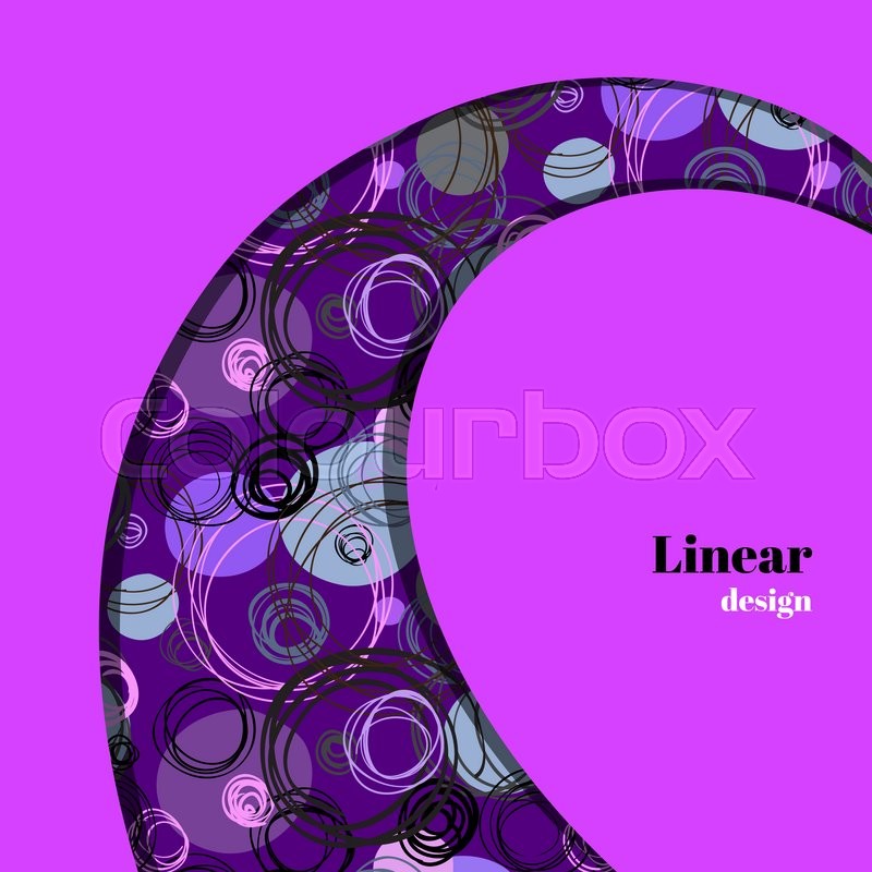 800x800 Swirl Border Design. Black Purple Pink Blue Hand Drawn