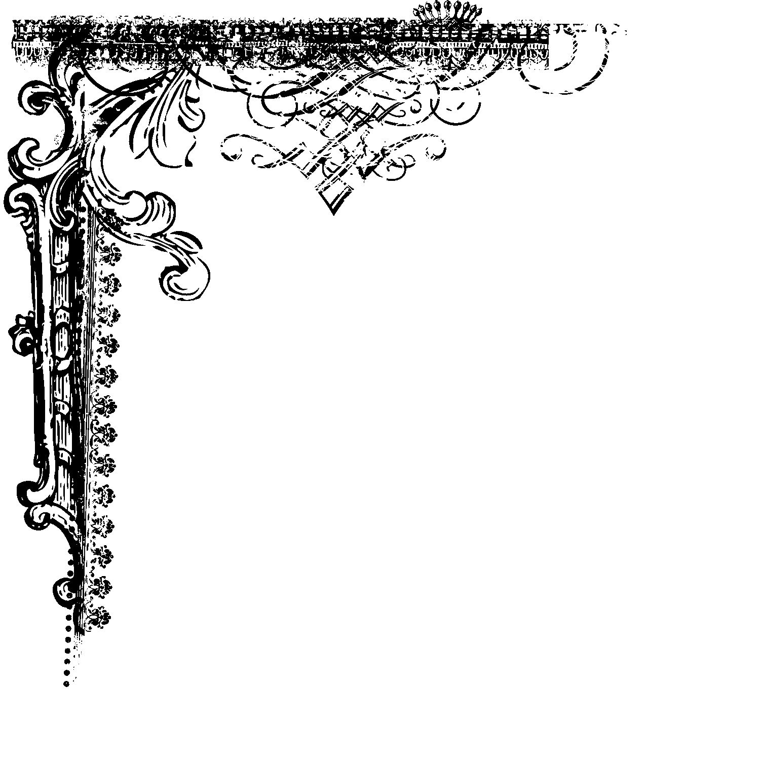 1500x1500 Vector Graphics Swirls Border