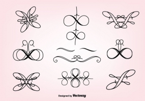 285x200 Curly Design Border Free Vector Graphic Art Free Download (Found