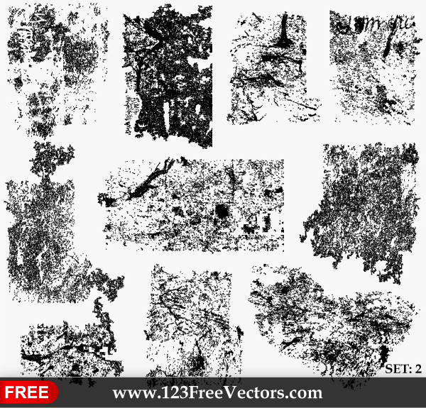 600x575 Free Grunge Texture Illustrator Set 2 Psd Files, Vectors