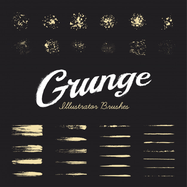 626x626 Grunge Brushes Set Vector Free Download