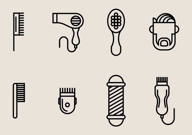 632x443 Hair Clippers Icons Free Vector Download 406841 Cannypic