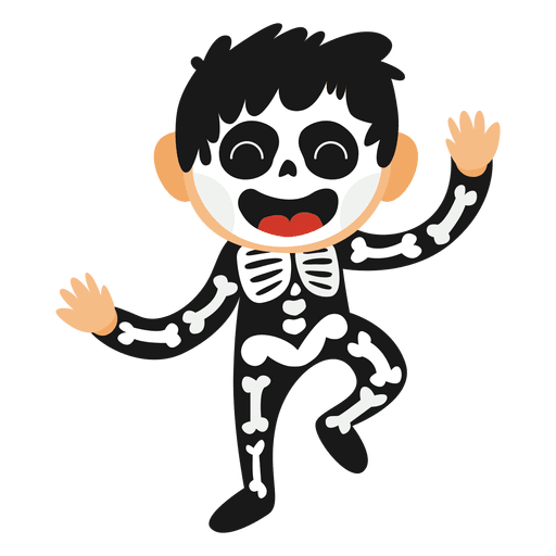512x512 Skeleton Kid Halloween Costume