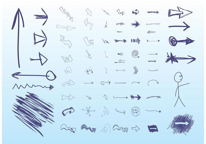 700x490 Hand Drawn Arrows