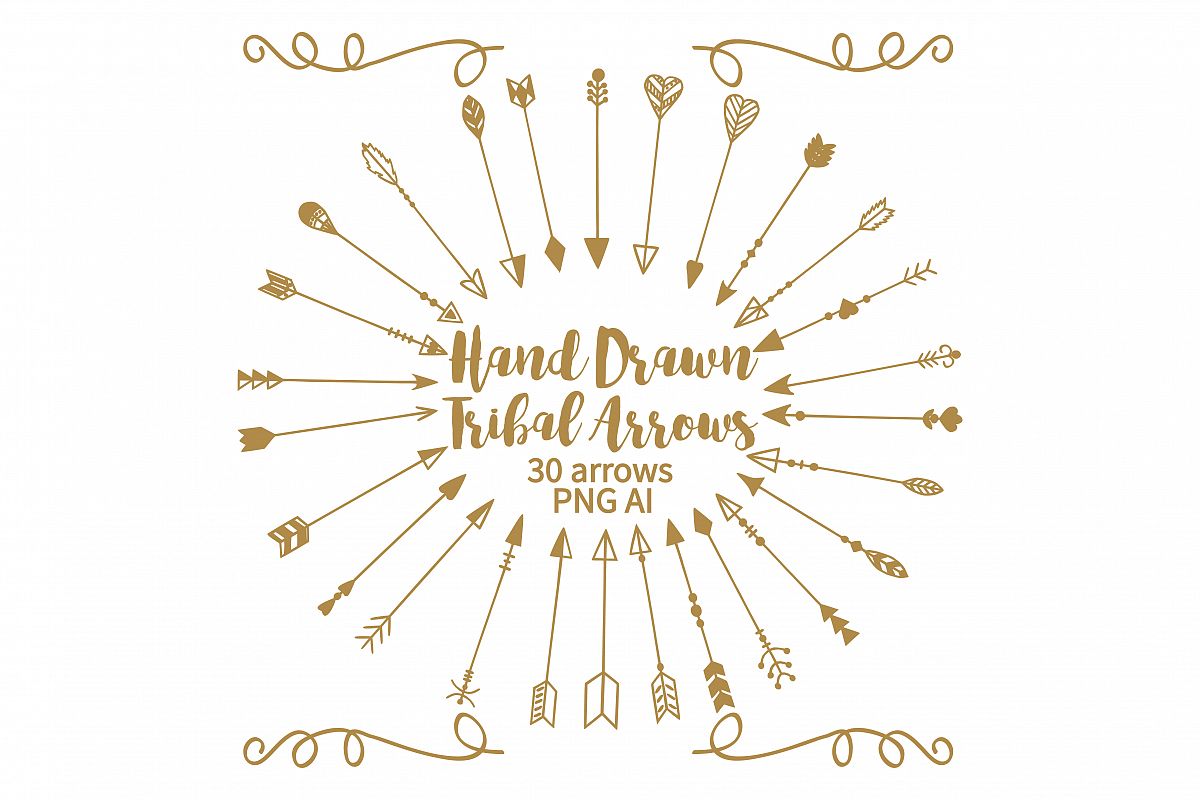 1200x800 Hand Drawn Arrows Vector + Png