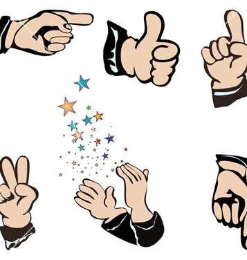 357x376 Free Hands Pointing Vector Free Vector Download 267897 Cannypic