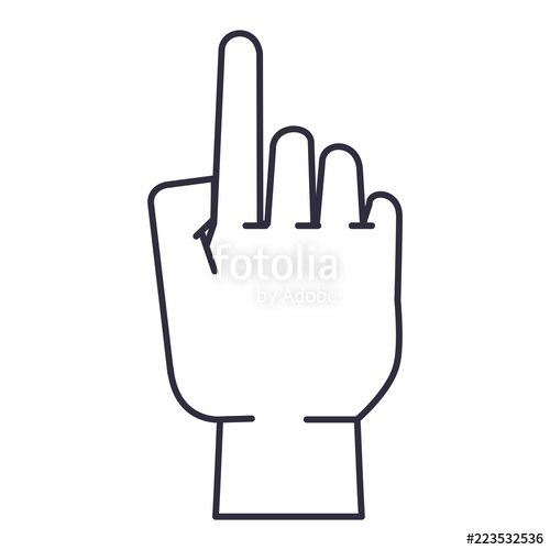 500x500 Hand Pointing Up Stock Image And Royalty Free Vector Files On