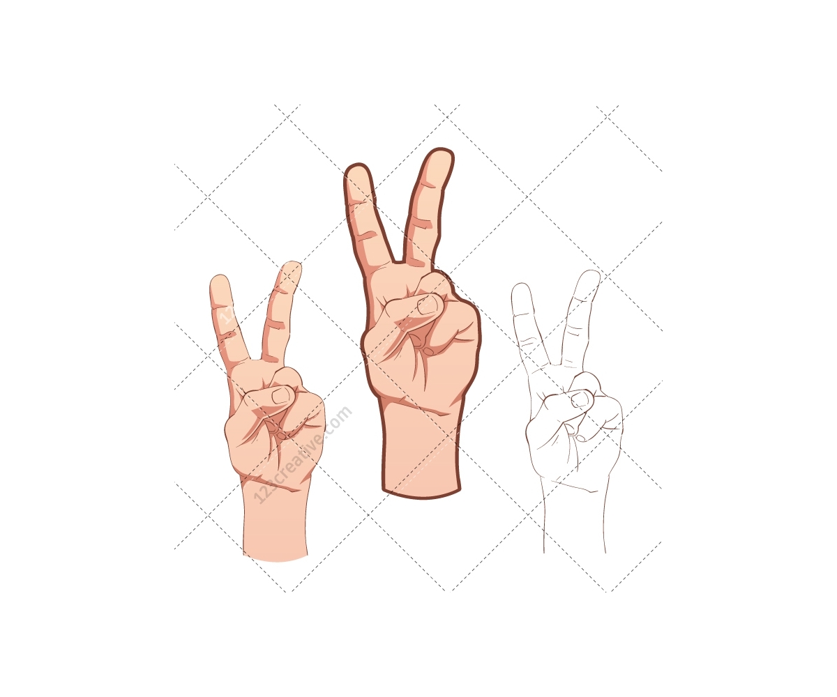 1200x1000 Hand Vector Pack