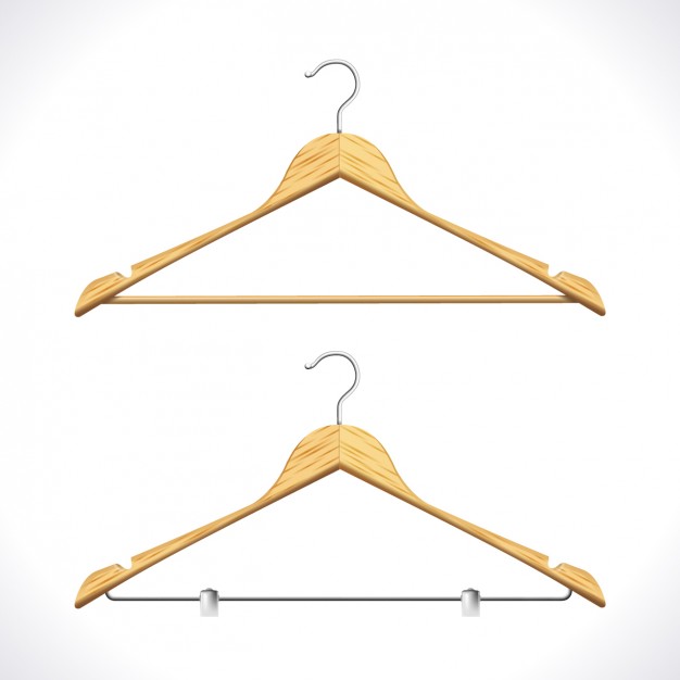 626x626 Realistic Clothes Hangers Vector Free Download