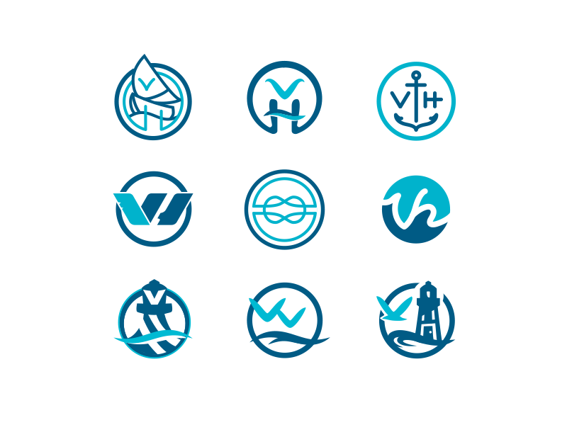 800x600 Vector Harbor Logo Concepts