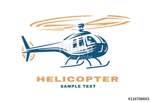 500x338 Helicopter Logo Design Illustration Stock Image And Royalty Free