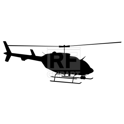 400x400 Helicopter Silhouette Vector Image Vector Artwork Of