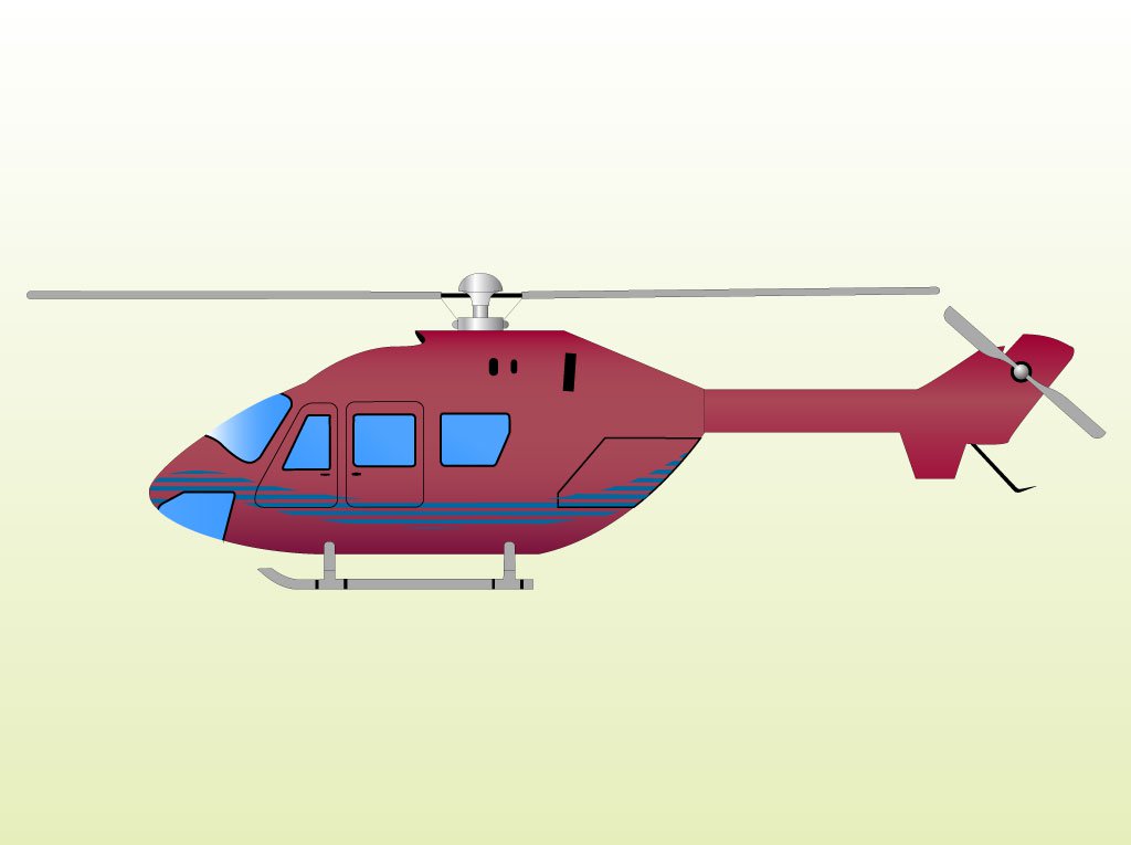 1024x765 Red Helicopter Clip Art Vector Art Amp Graphics