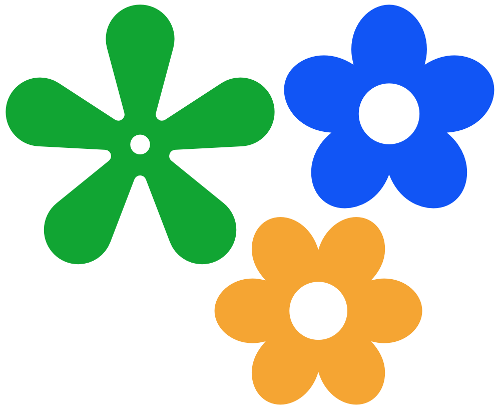999x816 Hippie Flowers Vector