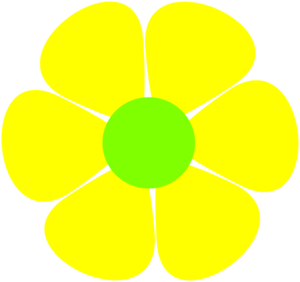 300x282 Yellow Flower Clip Art
