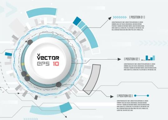 539x385 Hud Futuristic Tech Background Vector 08 Free Download