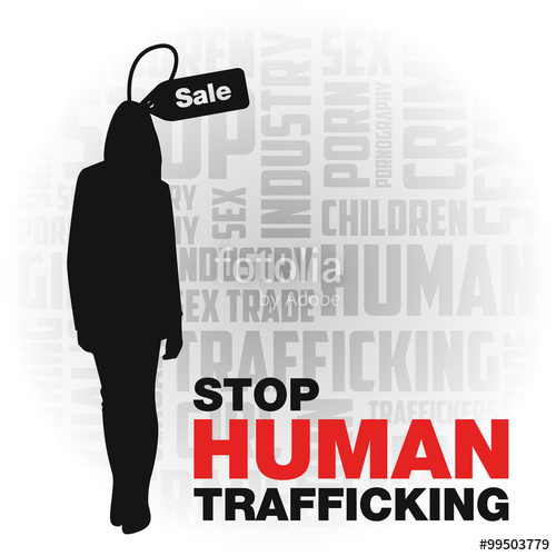 500x500 Human Trafficking Vector Template Stock Image And Royalty Free