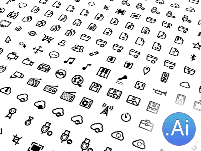 400x300 Gif) Free Ui Vector Icon Set