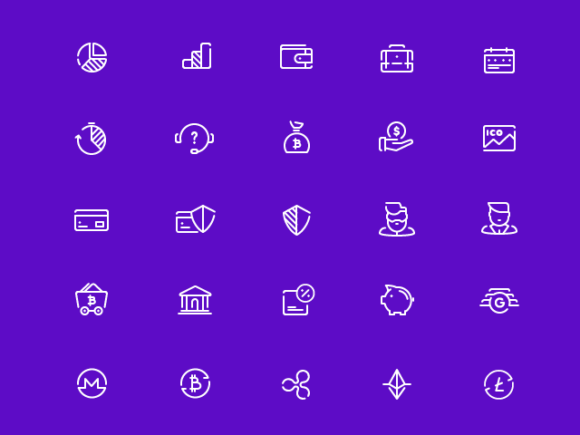 580x435 A Free Set Of 48 Free Fintech Vector Icons
