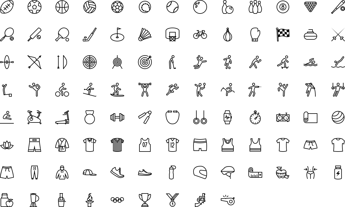 1200x720 Svg Vector Icons In Outline (Stroke) Style