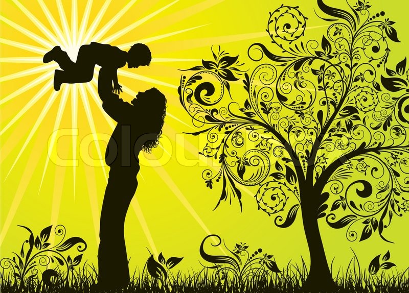 800x574 Happy Family, Vector Illustration Stock Vector Colourbox