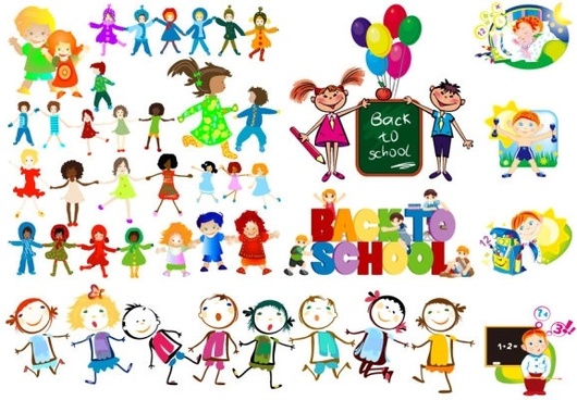 530x368 Vector Children Free Vector Download (1,122 Free Vector) For