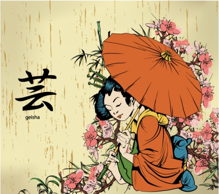 450x399 30 Most Beautiful Free And Premium Japanese Vector Illustrations