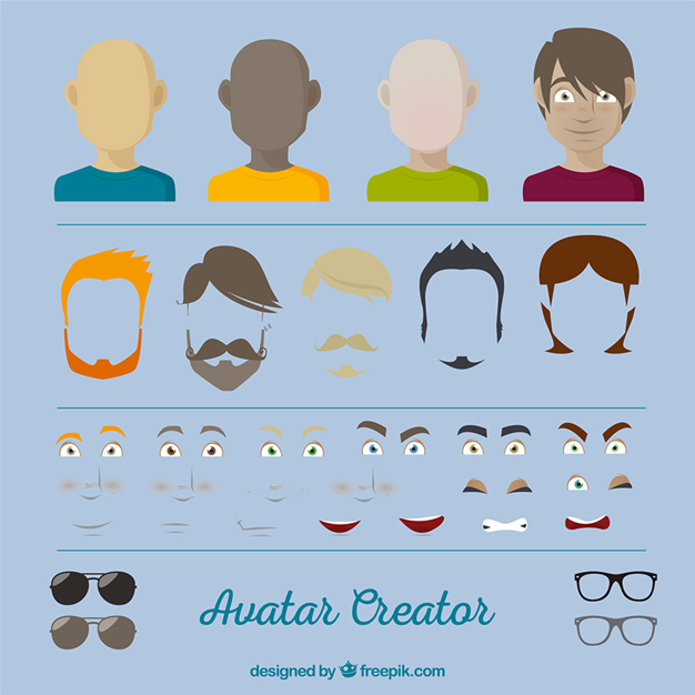 626x626 Man Avatar Creator Vector Premium Download