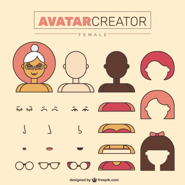 626x626 Avatar Creator In Flat Design Vector Premium Download