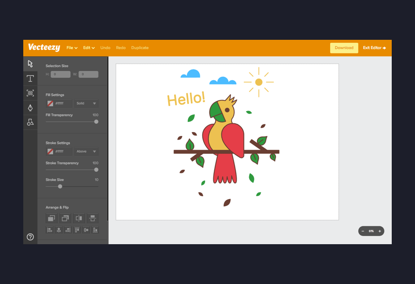 856x585 Vecteezy Editor Vector Design Tool Review
