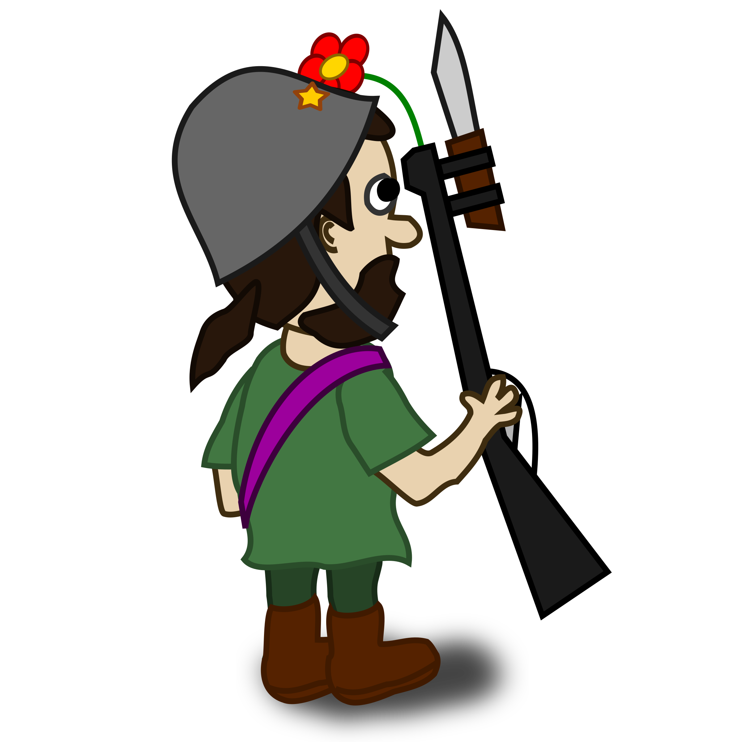 2400x2400 Soldier Cross Graphic Free Library