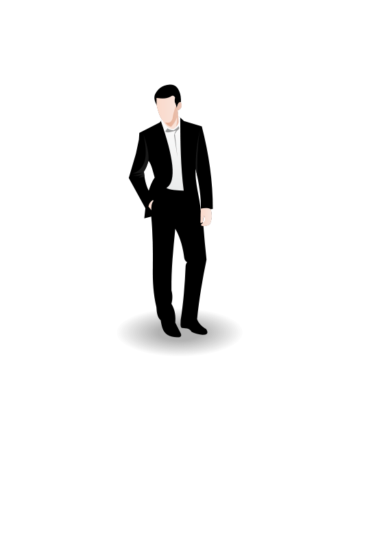 566x800 Free Clipart Business Man Vector Waider