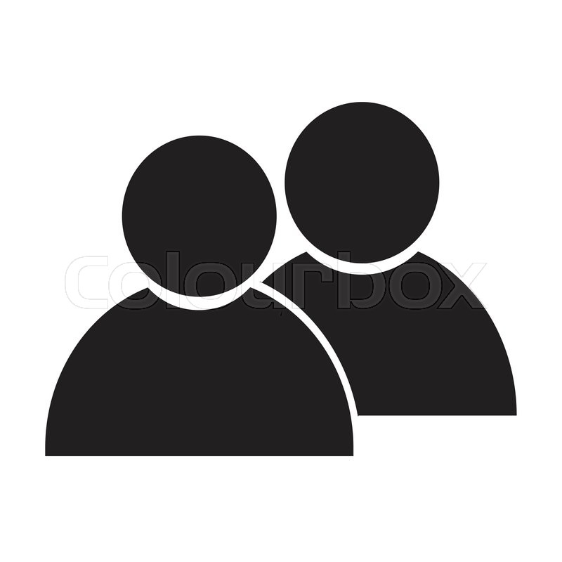 800x800 Person Icon Symbol Illustration Design Stock Vector Colourbox