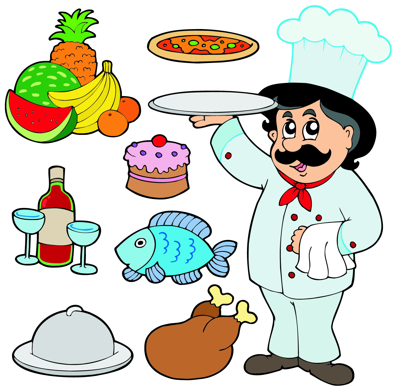 1377x1356 Chef Graphic Library Download Vector Free Download