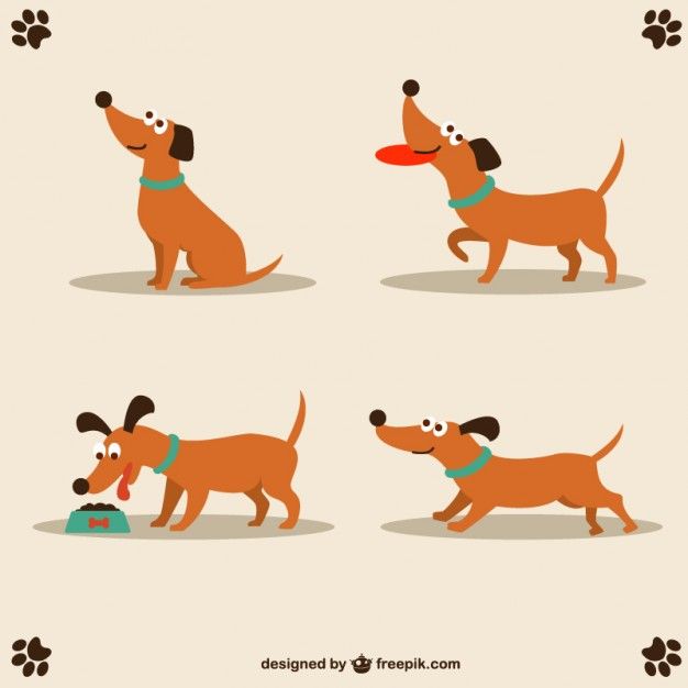 626x626 Dog Cute Character Design Free Vector Free Vectors