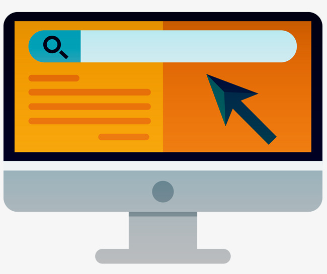 650x545 Vector Cartoon Computer Monitor, Cartoon Vector, Computer Vector