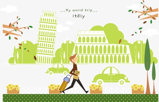 650x419 Vector Italian Style, Italy, Green, Travel Png And Vector For Free