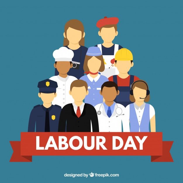 626x626 People With Differents Jobs Background In Flat Syle Vector Free