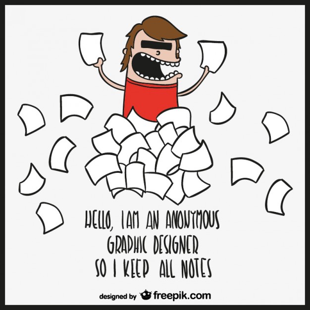 626x626 Designer Joke Card Vector Free Download