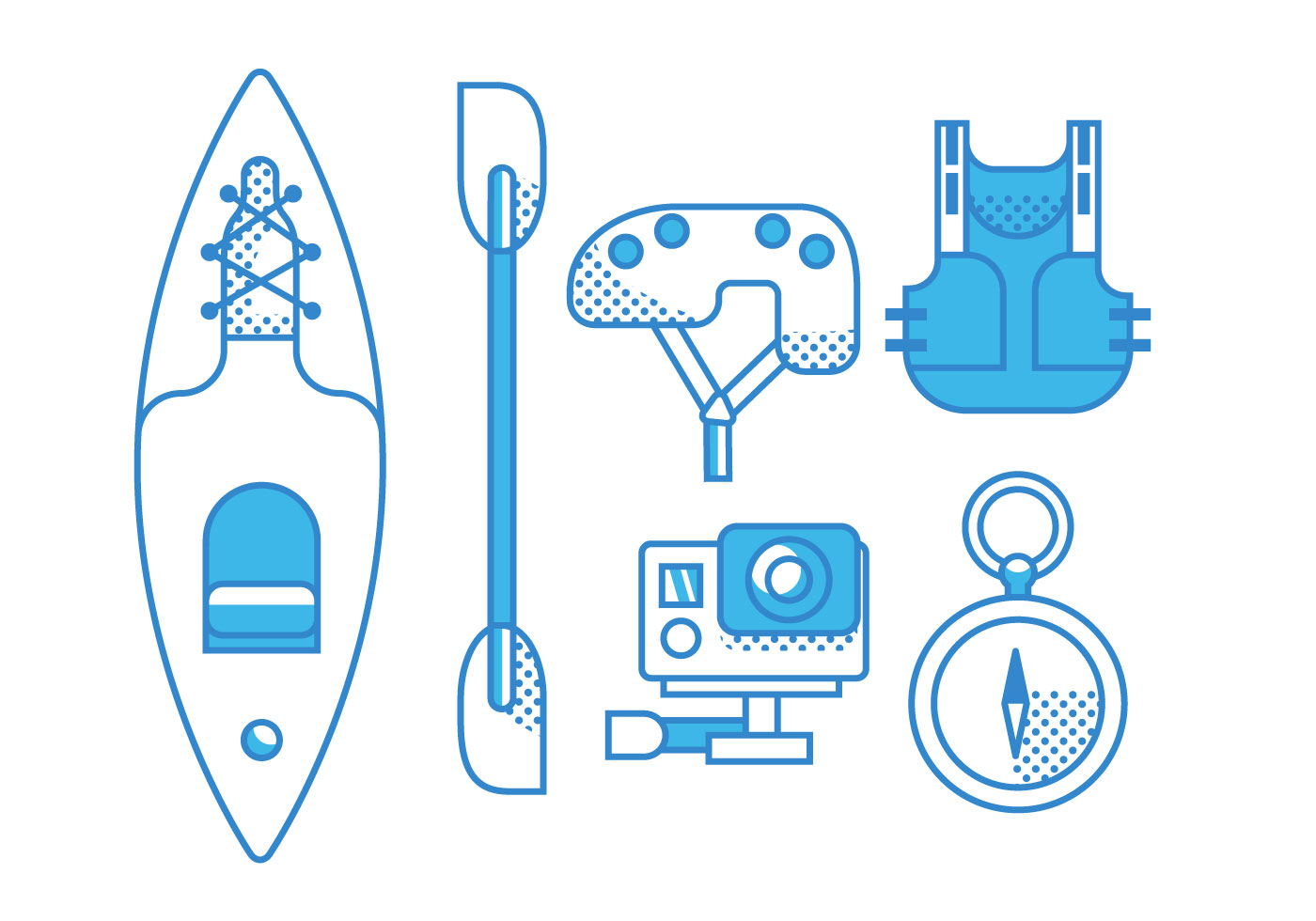 1400x980 Kayak Free Vector Art