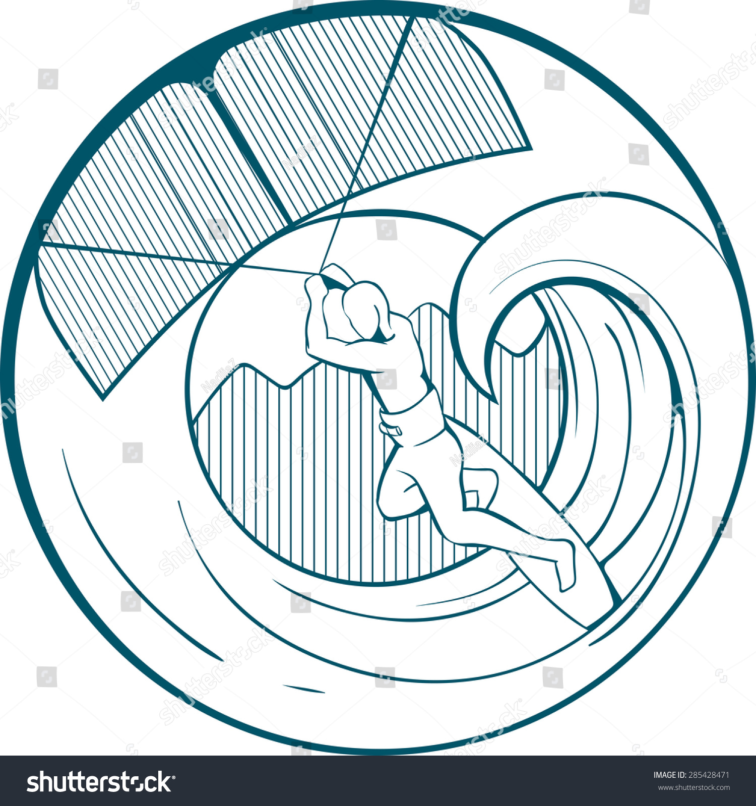 1500x1599 Free Kiteboarding Icon 199255 Download Kiteboarding Icon